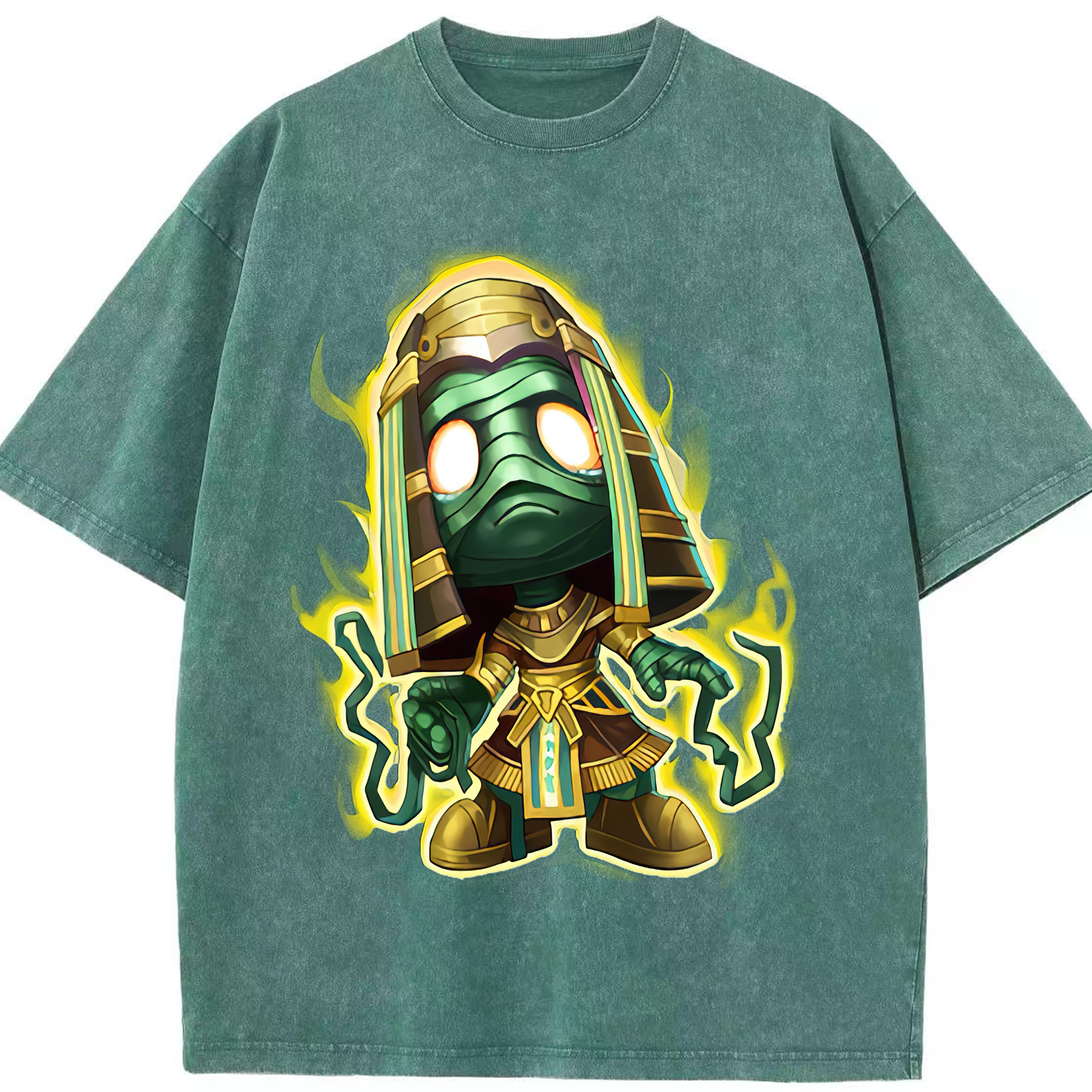 リーグ・オブ・レジェンド League of Legends LOL 綿100% ヴィンテージ風 半袖Tシャツ（フロントプリント）